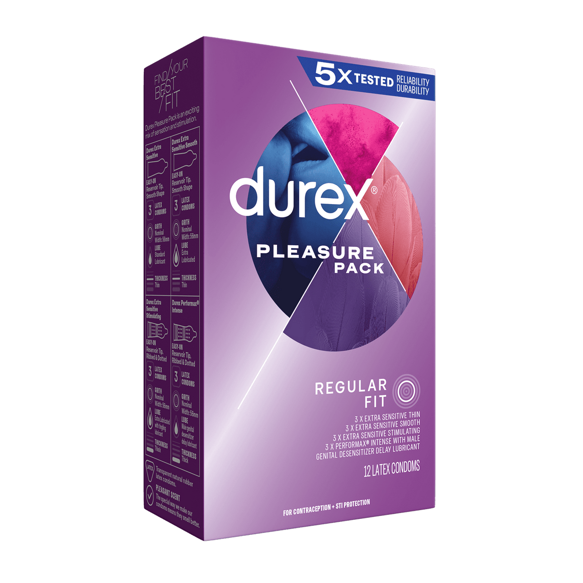 Pleasure Pack Regular Fit Condoms