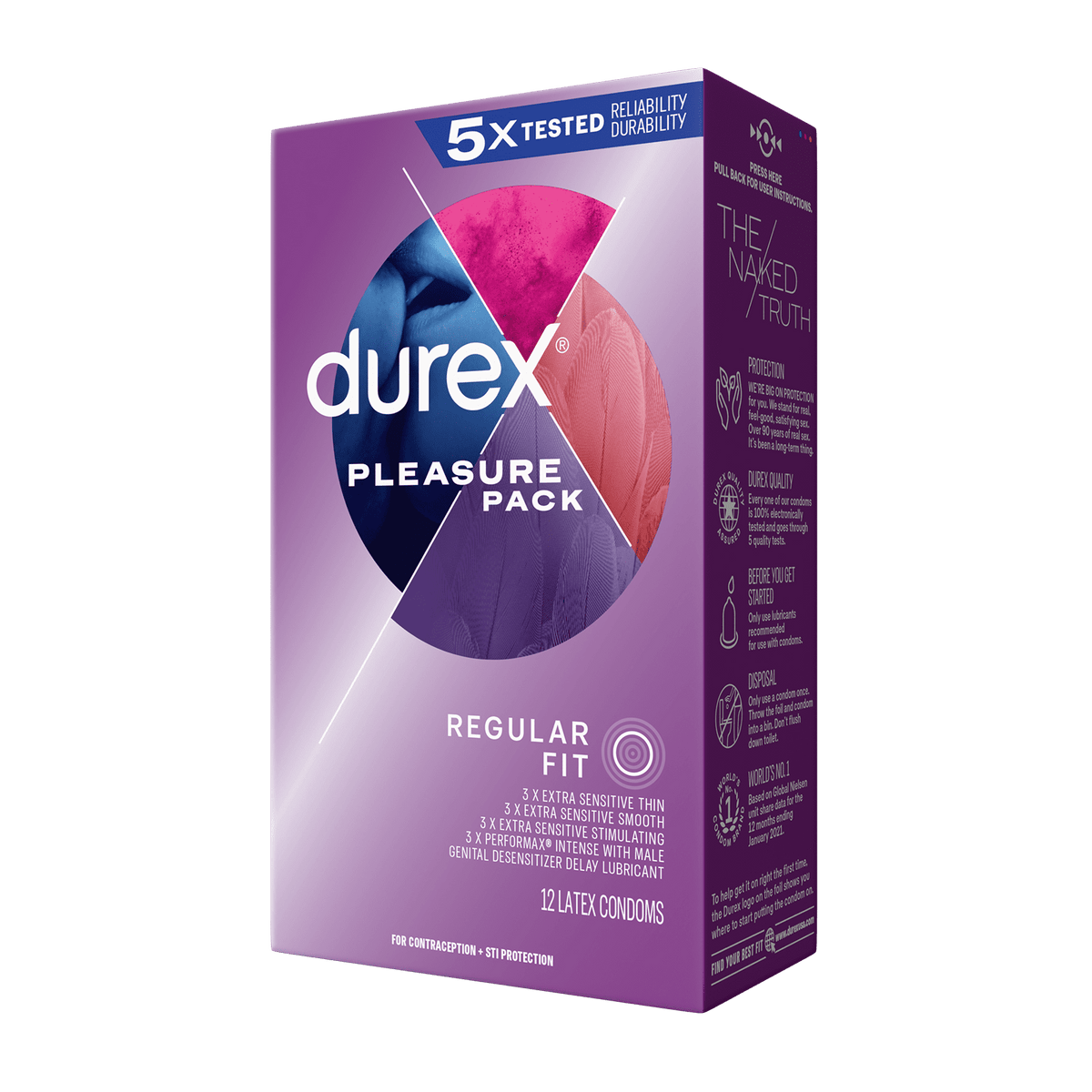 Pleasure Pack Regular Fit Condoms