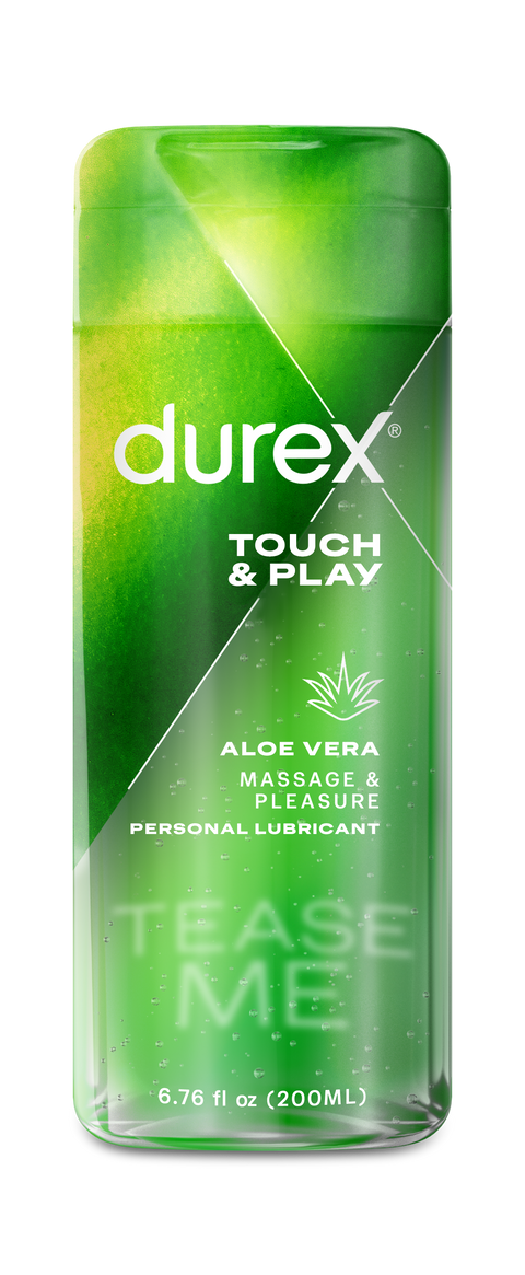 Durex Massage & Play 2 in 1 Lubricant, 6.76 oz. Soothing Touch with Aloe Vera