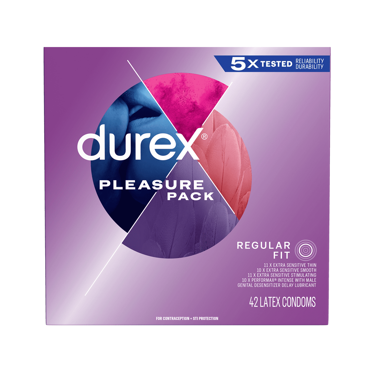 Pleasure Pack Regular Fit Condoms
