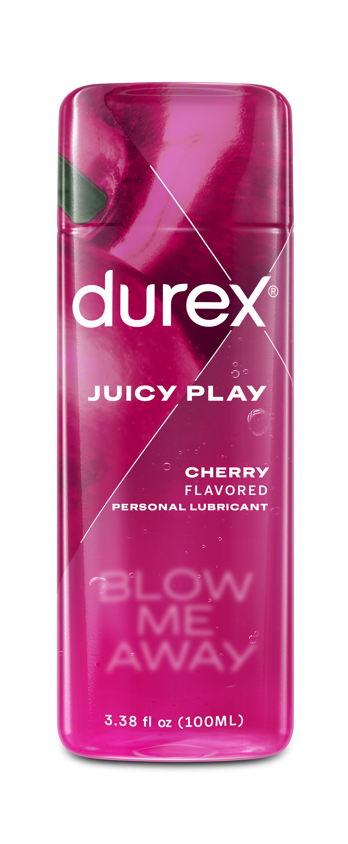 Durex<sup>®</sup> Juicy Play Cherry Flavored Personal Lubricant, 3.38 fl oz