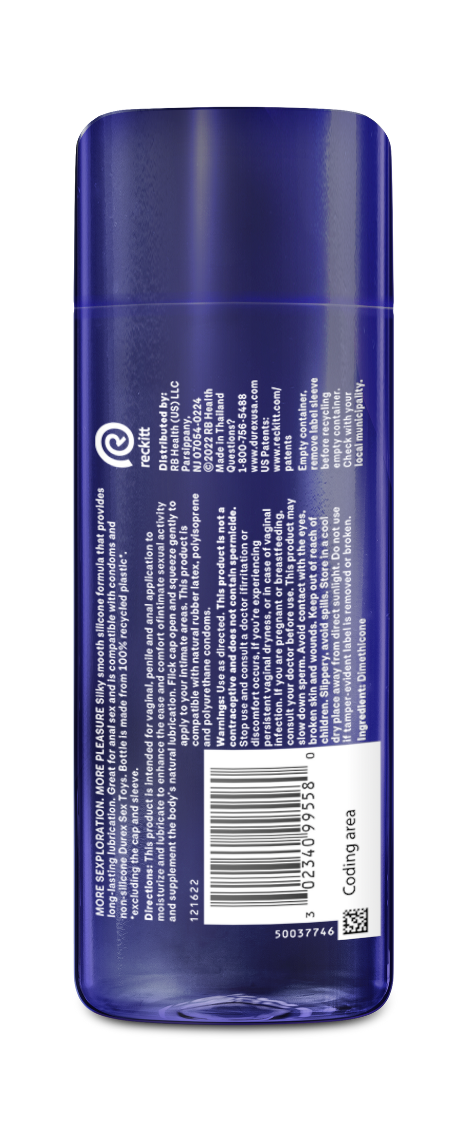 Durex<sup>®</sup> Cheeky Play Silicone Long Lasting Personal Lubricant, 3.38 fl oz