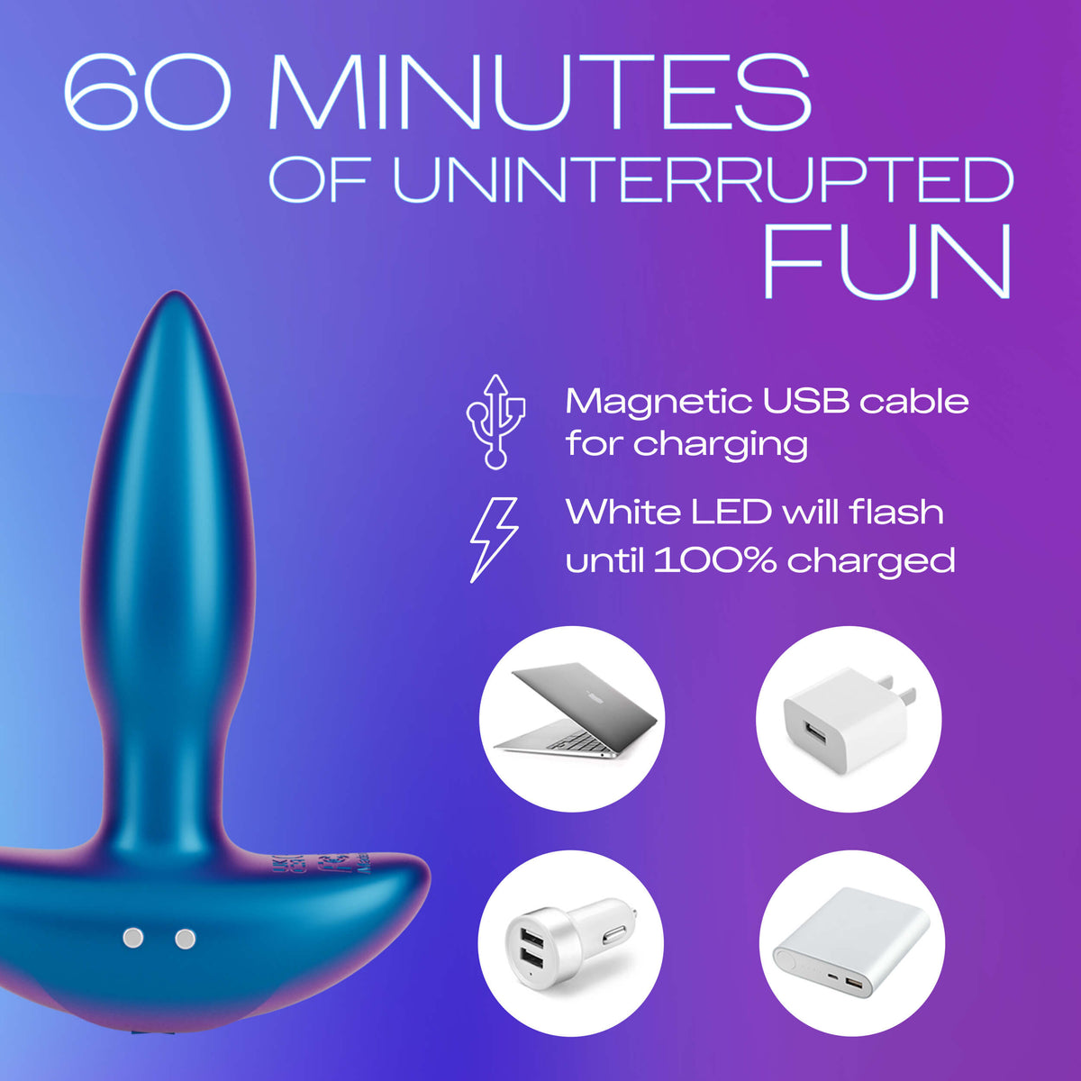 Durex® Play Pop & Buzz Anal Plug