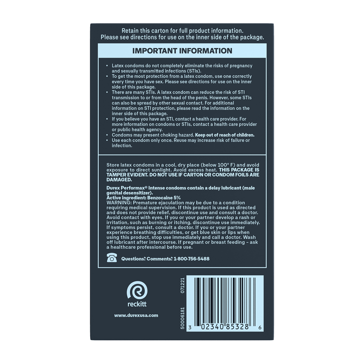Performax Intense Regular Fit Condoms