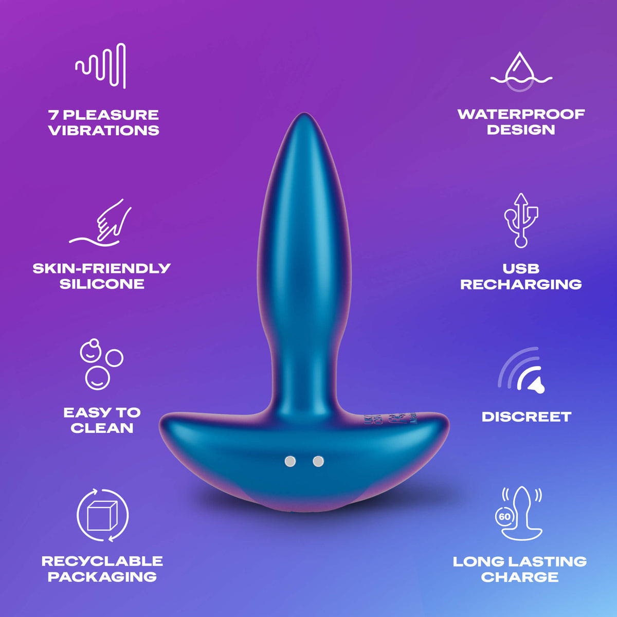 Durex® Play Pop & Buzz Anal Plug