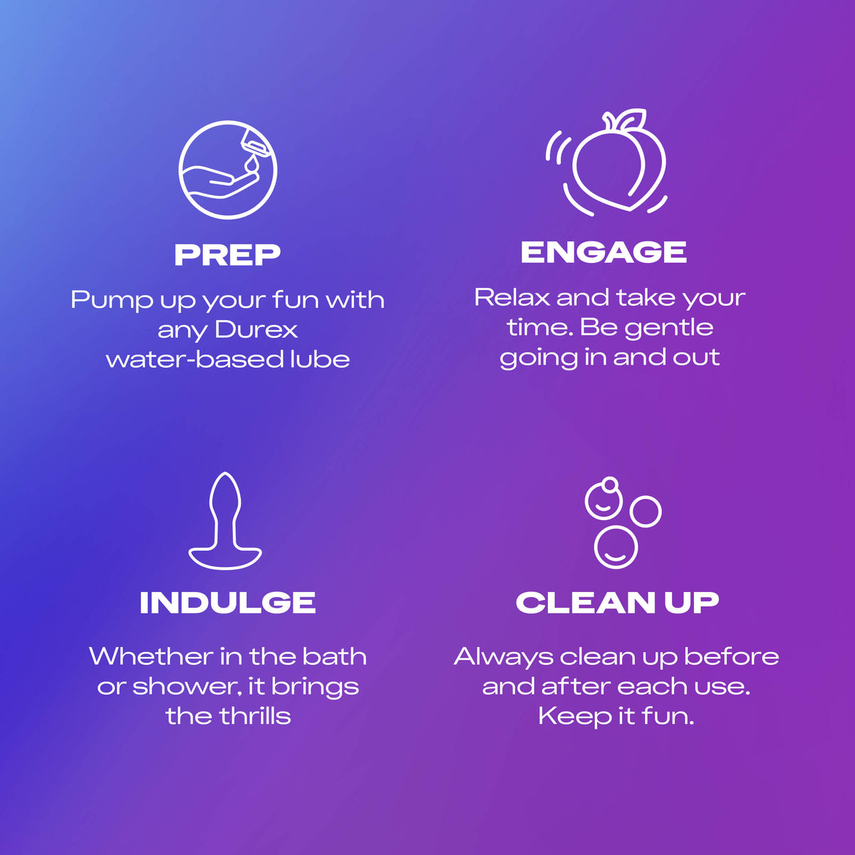 Durex® Play Pop & Buzz Anal Plug