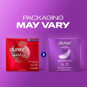 Durex extra sensitive thin updated package