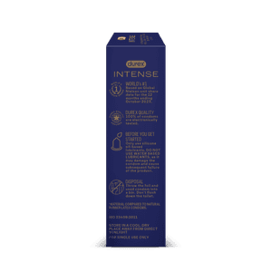 Durex intense premium right side of pack