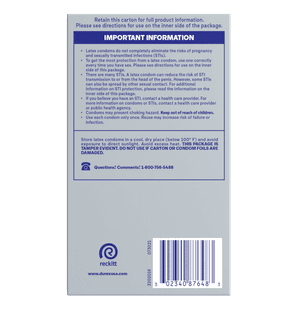 Durex Air Large Wide Fit pack rear side