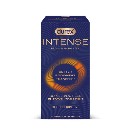Durex intense premium non-latex 10 nitrile condoms